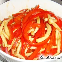 糖醋甜椒的做法