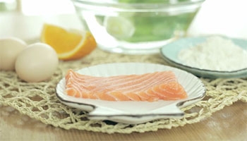 【橙香三文鱼蔬菜饼】主要食材