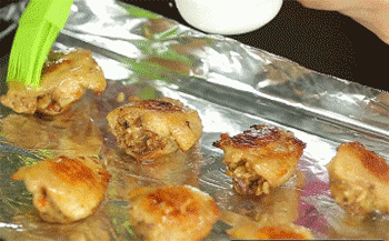 【芝士鸡翅包饭】刷蜂蜜