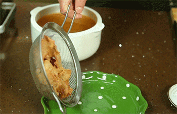 【锅爆肉】捞出猪肉片