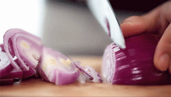 【香焖牛肉】切洋葱丝