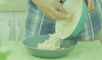 【香煎藕饼】放莲藕丝