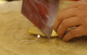 【浇汁桂鱼】姜切段