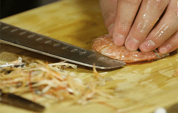 【蒜蓉粉丝虾】虾开背