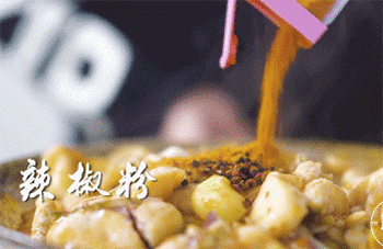 【水煮鱼片】放佐料