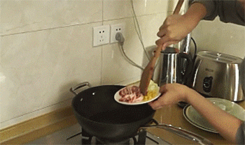 【蒜台炒肉】炒肉