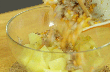 【肉汁芝士焗土豆泥】捞出