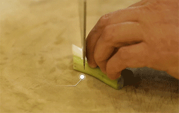 【浇汁桂鱼】大葱切段