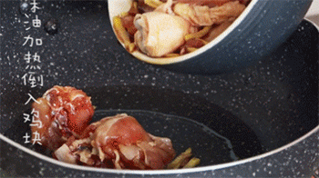 【板栗烧鸡】炒鸡腿肉