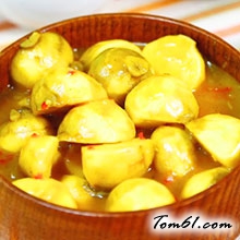 咖喱烧茨菇的做法