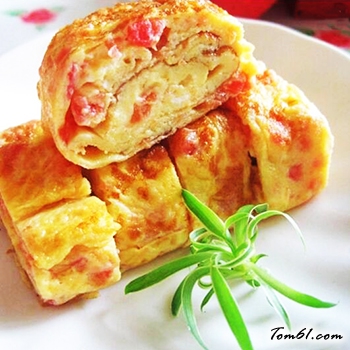 西红柿厚蛋烧的做法