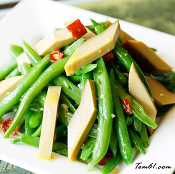 豆角香干的做法