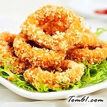 酥炸鱿鱼圈的做法