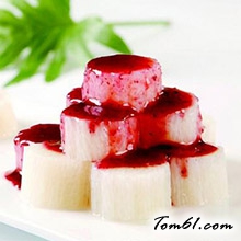 蓝莓山药的做法