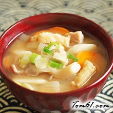 猪肉味噌汤的做法