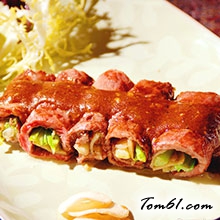 三色牛肉卷的做法