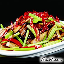 青椒炒香干的做法