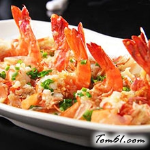 蒜蓉粉丝蒸大虾的做法