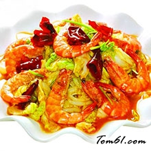 大虾烧白菜的做法