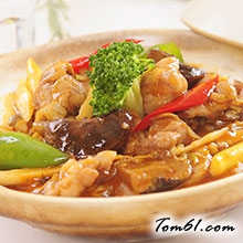 滑鸡蘑菇的做法