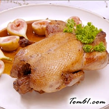 无花果烤鸭,的做法