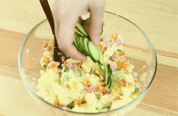 【土豆色拉】加黄瓜