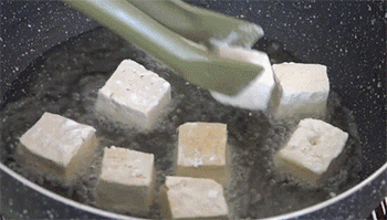 【焦溜豆腐】炸