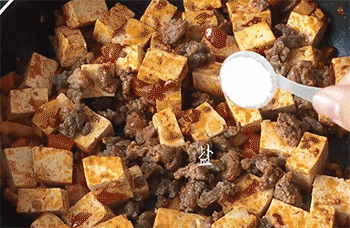 【家常麻婆豆腐】调味