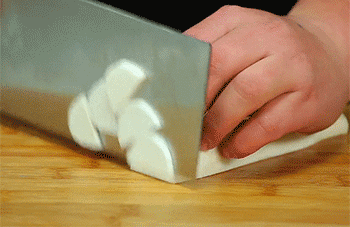 【料烧鸭】切茭白片