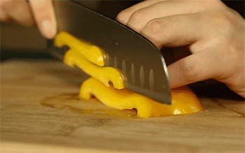 【三色牛肉卷】切甜椒