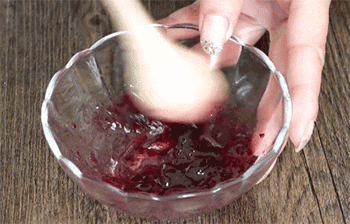 【蓝莓山药】搅拌