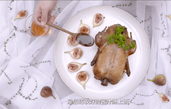 【无花果烤鸭,】淋