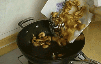 【香辣鱿鱼】复炸