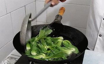 【香菇油菜】加入油菜