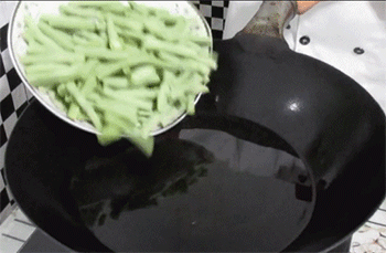 【干煸豆角】炸豆角