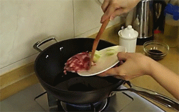 【芹菜肉丝】炒肉丝