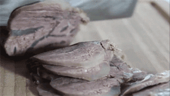 【盐边牛肉】切牛肉