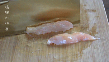 【炸鸡柳】切鸡胸肉