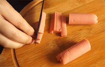 【夺命土豆泥】切火腿粒