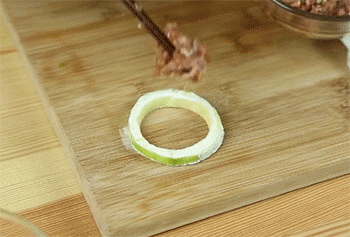 【韩式角瓜饼】填肉馅