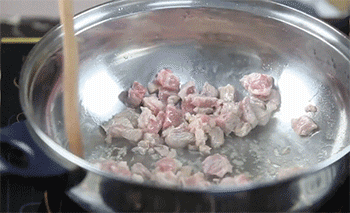 【臊子面】炒肉丁