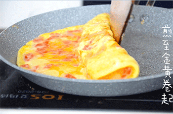 【西红柿厚蛋烧】卷蛋饼