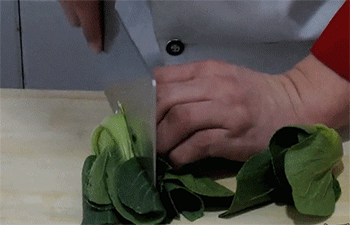 【香菇油菜】油菜切段