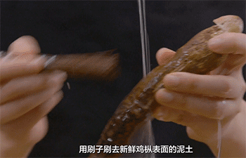 【火腿蒸鸡枞】洗