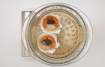 【葱香豆豉蒸扇贝】蒸