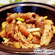 枝竹羊腩煲的做法