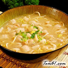 豆汤肥肠的做法