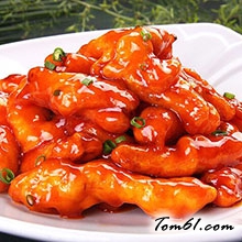 糖醋茄盒的做法