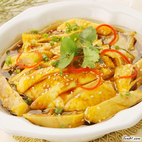 无水葱油鸡的做法