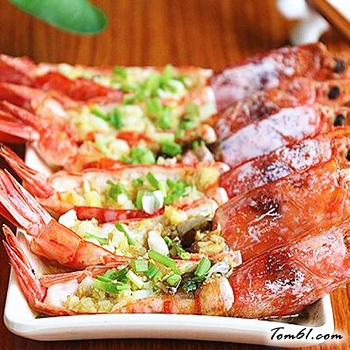 蒜蓉阿根廷红虾的做法